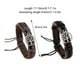thumbnail image 5 of Pulseras de cuero Sonducket con abalorio de cordón trenzado estilo ajustable Vintage, 5 of 6