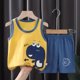 thumbnail image 1 of Conjunto de pijama de chaleco para niños, ropa de dormir de algodón de verano, ropa de dormir, pantalones cortos para niñas, ropa sin mangas para bebés, ropa para niños Pjs73cm zhangyuxiang CONDUJO, 1 of 2