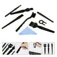 thumbnail image 3 of ROSENICE Anti-static Cleaning Brush Keyboard Cleaning Tools Cleanup Keyboard Brush Electronics Cleaning Kit Pp Fiber Black 17x1cm, 3 of 8