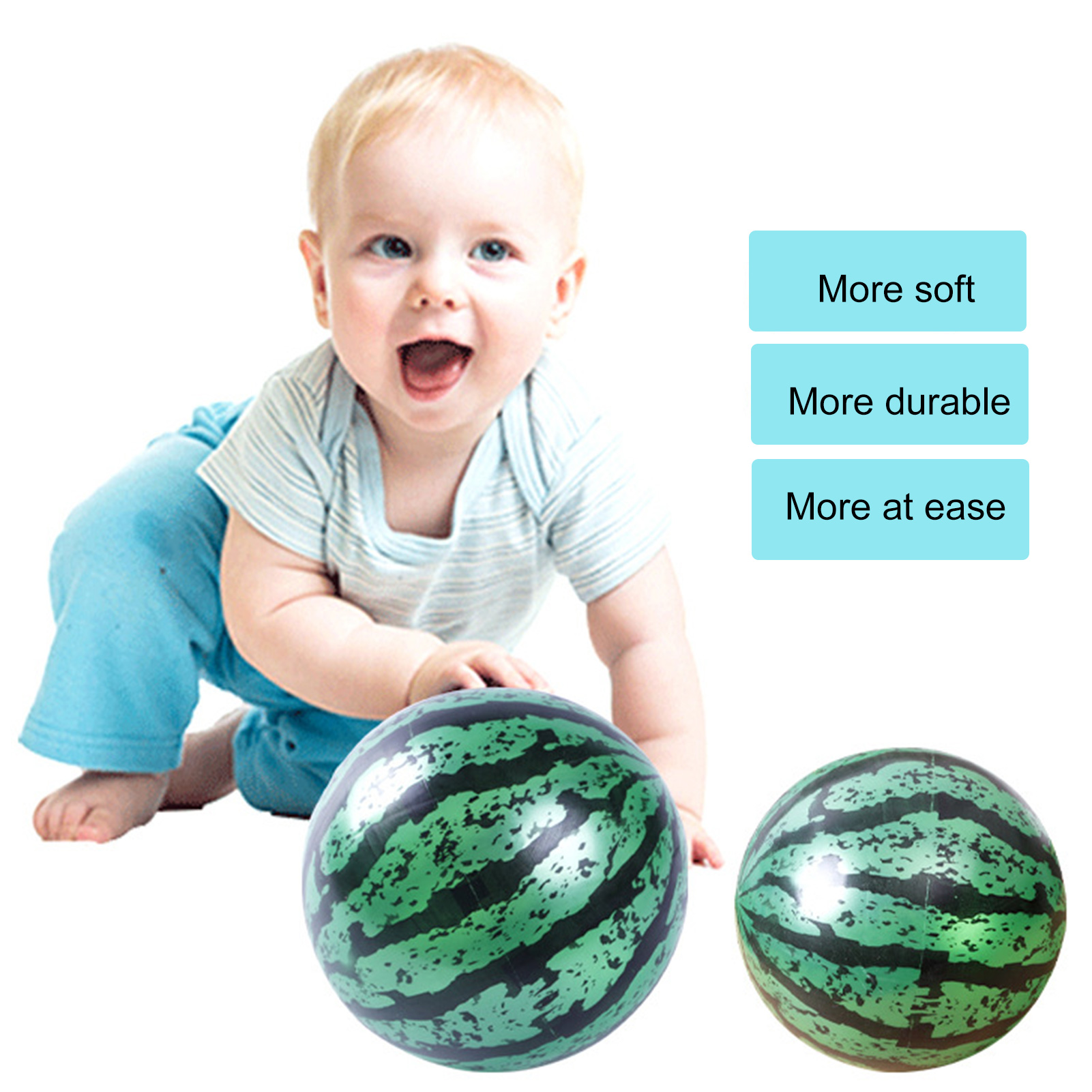 SunSunrise Inflatable Toy Joyful Vivid Exquisite Beach Watermelon Ball