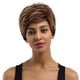 thumbnail image 1 of 9 "Mujer Cabello Ondulado Corto Flequillo Oblicuo Flequillo Peluca Resistente Al Calor Salvador Pelucas de flecos cortos, 1 of 9