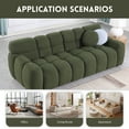 thumbnail image 4 of Llinc Store Marshmallow Sofa And Loveseater Sectional Couches For Living Room,Human Body Structure For Usa People,Boucle Sofa ,Olive Green Boucle, 4 of 6