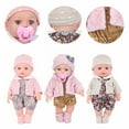 thumbnail image 7 of CanGonggg 12 Inch Realistic Doll Baby Girl Doll With Cute Clothes Hat Doll Realistic Girl Doll Baby Toys Home Activities Toddler Toys Toys For Ages 2-4 Kids Toys Toddler Toys 2-3 Baby Book, 7 of 7