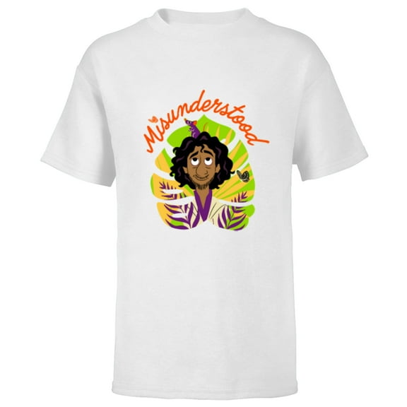 Disney Encanto Bruno Madrigal Misunderstood - Short Sleeve T-Shirt for Kids - Customized-White