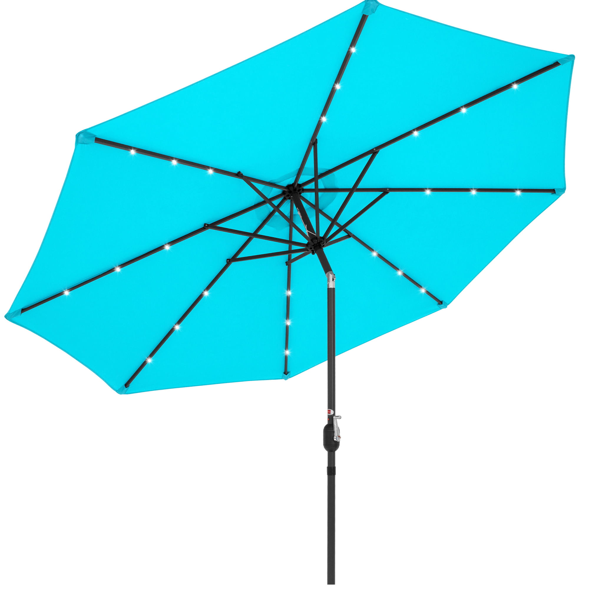 light blue umbrella