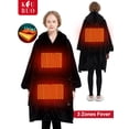 thumbnail image 2 of Sudadera con capucha y manta portátil con calefacción eléctrica KFUBUO, 2 of 7