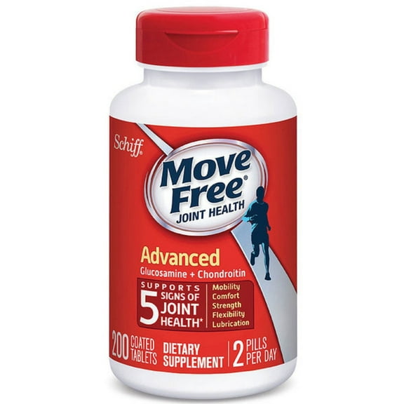 6 Pack | Schiff Move Free Advanced Joint Supplement, 200 Tablets