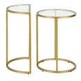 thumbnail image 4 of Evelyn&Zoe Nested Side Table Set with Glass Top, 4 of 8