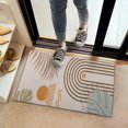 thumbnail image 2 of Brown Boho Geometric and Plant Pattern Door Rugs,Washable Non Slip Door Mats Indoor,Decorative Door Mats,Entry Mat Indoor for Entrance,Bedroom,Kitchen,Bathroom,16"x24", 2 of 6