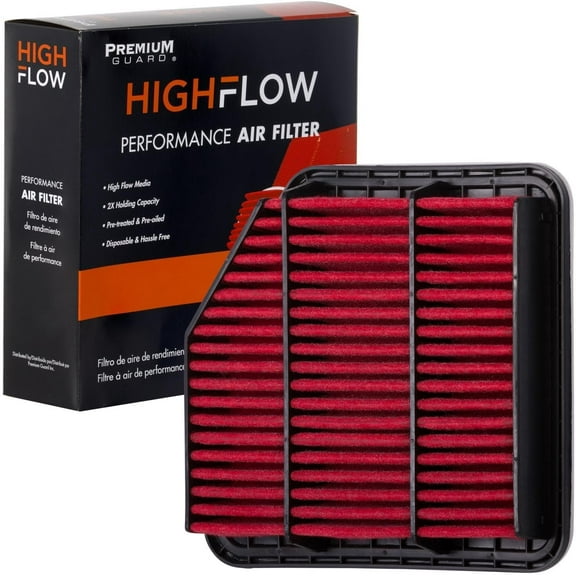 HIGHFLOW High Performance, Pre-Oiled Disposable Engine Air Filter PA5798X | Fits 2006-2015 Lexus IS250, 2007-2011 GS350, 2006-2013 IS350, 2006-2007 GS430