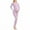 Hot Pink, variant on cfhntfmh Womens Thermal Underwear Set Long Sleeve Base Layer Top and Bottom Thermals Sets Loungewear