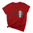 thumbnail image 2 of Gaecuw Womens Summer Tops Tops Blouses Short Sleeve T Shirts Regular Fit Pullover Tees T-Shirts Emotional Support Cup Graphic Print Tops Crew Neck Blouses Casual T Shirts Summer Tees Tops, 2 of 7