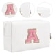thumbnail image 2 of Neceser Chenille Letra PU Cuero Preppy Impermeable para Mujer, 2 of 9