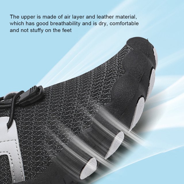 Zapatos de agua para surf y snorkel zapatillas transpirables con cinco dedos para vadear zapatos acuáticos de secado rápido para hombres y mujeres