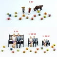 thumbnail image 3 of jifeng Artificial DIY Miniature Flower Cluster Grass Tufts Diorama Layout Scenery Model Red, 3 of 9