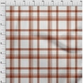 thumbnail image 4 of oneOone Velvet Brown Fabric Tartan Craft Projects Decor Fabric Printed By The Yard 58 Inch Wide-4972, 4 of 4
