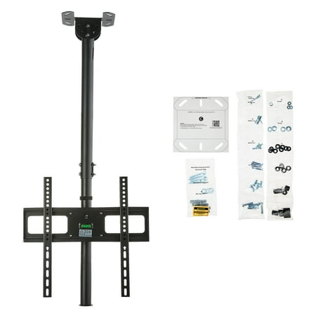 onn Full Motion Ceiling TV Mount for 26 to 65 TVs, UL Listed, Holds up to 110 lbs