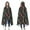 Dark Christmas Tree, variant on Wearable Blanket,Dark Christmas Tree and Gift Pattern Hooded Wearable Flannel Blanket for Adults & Teens,Winter Poncho Shawl Wrap Cape Cozy Anti-Pill,50"x60"