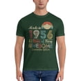 thumbnail image 3 of Made In 1956 65th Birthday Quarantine Gift 65 Years Old Men'S Basic Short Sleeve T-Shirt Dark Green Large, 3 of 5