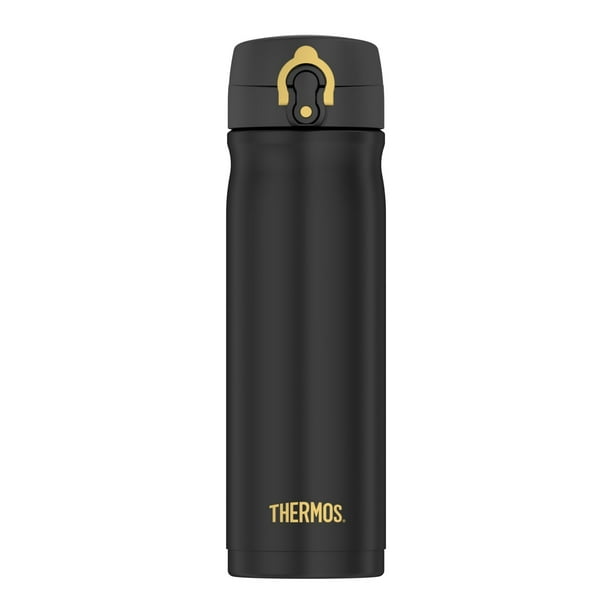 Thermos 16Ounce Stainless Steel Direct Drink Double Wall Sport Bottle (Black)