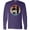 Purple, variant on Surfing Gift for Surfer Long Sleeve T-Shirt