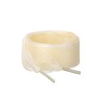 thumbnail image 6 of INSPIRE CHIC 2 Pairs Flat Snow Yarn Shoelaces 2.5cm/4cm Wide Transparent Shoe Laces for Sneakers Light Yellow 180cm/71", 6 of 6