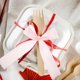 thumbnail image 2 of GOOHOCHY 4 rollos de cinta de rosas para decoración de bodas, regalos, embalaje de pasteles, cinta de satén de poliéster suave para ramos, manualidades y fiestas., 2 of 8