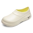 thumbnail image 5 of Waterproof Garden Clogs for Women Men EVA Slip On Mules with Arch Support Thick Bottom Non Slip Air Cushion Outdoor Home Sandals（Beige，Size 11), 5 of 7