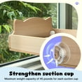 thumbnail image 4 of Percha para Ventana de Gato GreenPetopia con Poste para Rascar de Sisi Fuerte, 4 of 7