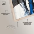 thumbnail image 4 of Blue Streak I Shadowbox Print Modern Wall Decor by Art Remedy, Blonde Frame, 12 x 12, 4 of 7
