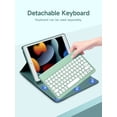 thumbnail image 4 of Protective Case With Keyboard Compatible with iPad 7/8/9 Gen 10.2inch,Compatible With Samsung Galaxy Tab S6 Lite 10.4/Huawei MatePad Pro 11inch,Built-, 4 of 4