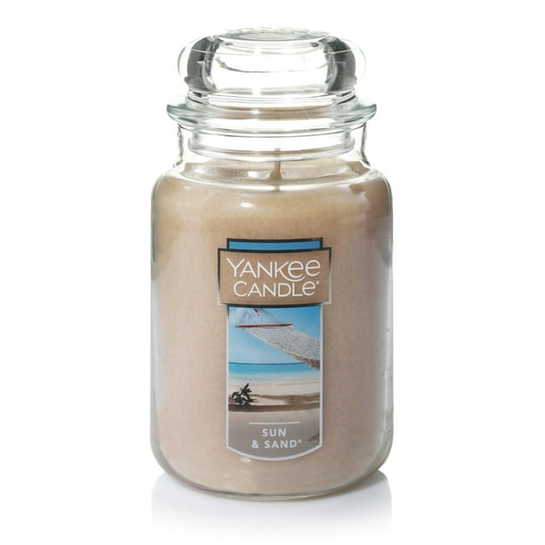 キャンドル YANKEE CANDLE Sun & Sand 22oz large jar Yankee Candle Beach Scented Sun & Sand, 22 oz Large Jar - Walmart