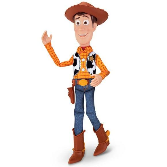 Disney Pixar Toy Story 16 inch Tall SHERIFF WOODY Deluxe Pull-String Talking Action Figure for All Kinds of Festivals and Game Toys