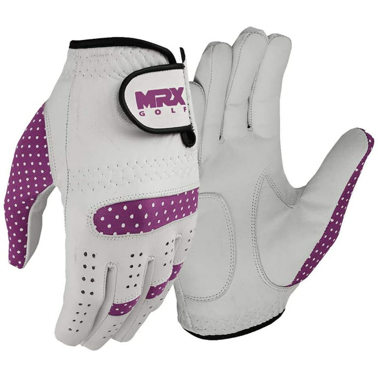 Hirzl Grippp Fit - Golf Gloves - White / Black, Women's, Size: One Size
