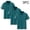 Green, variant on 3 Pack Shirts Boys Girls Unisex Short Sleeve Casual Sport Top Bundle for Boys Girls Solid Color Summer Wear