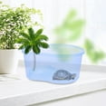 thumbnail image 4 of UPGRATOR Aquarium Turtle Tank Blue Rectangular Prevent Escape 1Set, 4 of 6