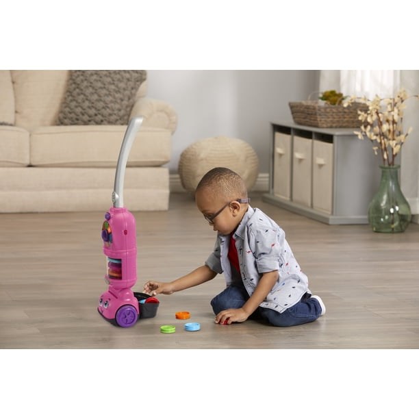 LeapFrog Pick Up & Count Vacuum, Pink, for Preschool Classroom