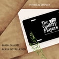thumbnail image 3 of License Plate, The Gallery Players Logo Decorative Front,Personalized Stainless Steel License Plate Cover For Men Women,12.2" X 6.2", 3 of 7