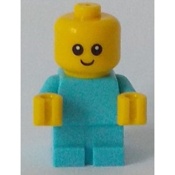 Lego Baby Medium Azure Body With Yellow Hands Minifigure Walmart Com Walmart Com