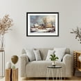 thumbnail image 4 of Historic Framed Print, Winter in the country: a cold morning - 2, 17-7/8" x 21-7/8", 4 of 9