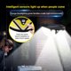 thumbnail image 3 of Iluminación solar para exteriores, 118 luces sensor de movimiento inalámbrico, Lámpara de pared impermeable IP65 Iluminación de seguridad para 117 COB shamjiam luces impermeables al aire libre, 3 of 7