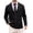 Black, variant on Lopecy-Sta Fall Sweaters for Men Casual Wool Blend Long Sleeve Shawl Collar Buttons Down Cable Knit Cardigan Sweater