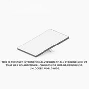 Starlink Mini Kit with Protective Cover – 4th Gen Portable Satellite Internet (Intl Version) for RVs, Camping & Off-Grid Use – Mesh-Ready & Phased Array Antenna