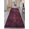 thumbnail image 2 of Bloom Rugs Washable Non-Slip 12 ft Runner - Dark Red Traditional Bordered Runner for Entryway, Hallway, Bathroom, and Kitchen - Exact size: 2.5' x 12', 2 of 10