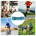 thumbnail image 6 of Unique Bargains 1 Pc Lightweight Running Belt Zipper Sports Waist Bag for Sports Phone Kettle Light Blue, 6 of 6