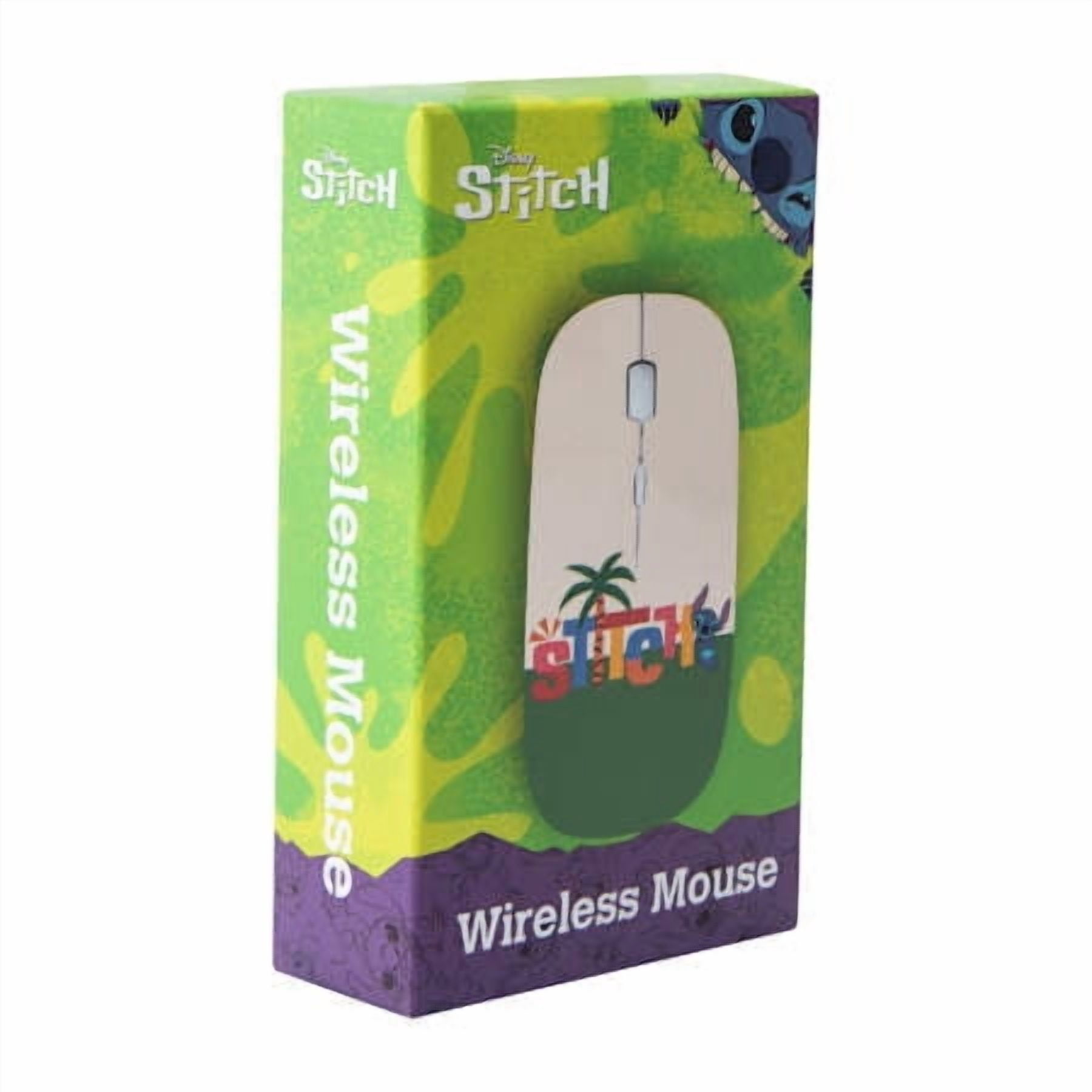 Disney Stitch Wireless Mouse, White, Boxed with USB Receiver