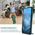 thumbnail image 3 of KOMI Compatible with Google Pixel 9/Pixel 9 Pro Case, Built in Slide Camera Lens Cover, Invisible Kickstand,Shockproof Full Body Protective Phone Cover (Green), 3 of 5