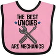 thumbnail image 3 of Inktastic Best Uncles Are Mechanics Boys or Girls Baby Bib, 3 of 4