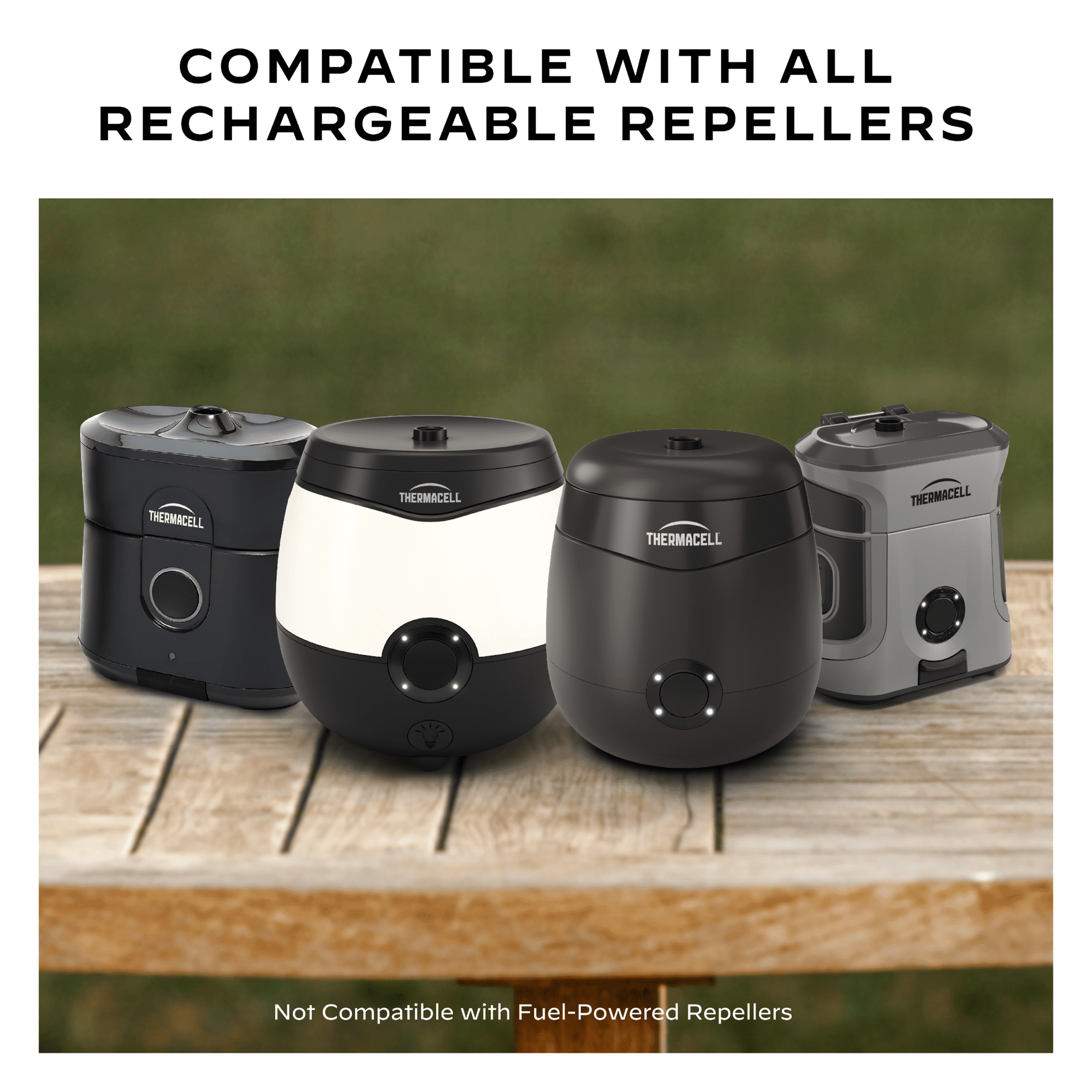 (2 pack) Thermacell Rechargeable Mosquito Repeller 18-Hour Refill for Mosquito Protection