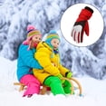 thumbnail image 4 of Minnieouse 1 par de guantes de esquí para niños, deportes al aire libre, ciclismo, manopla para niños, manopla de invierno para clima frío, Protector de guantes y mitones Rojo Minnieouse AP014386-01, 4 of 6